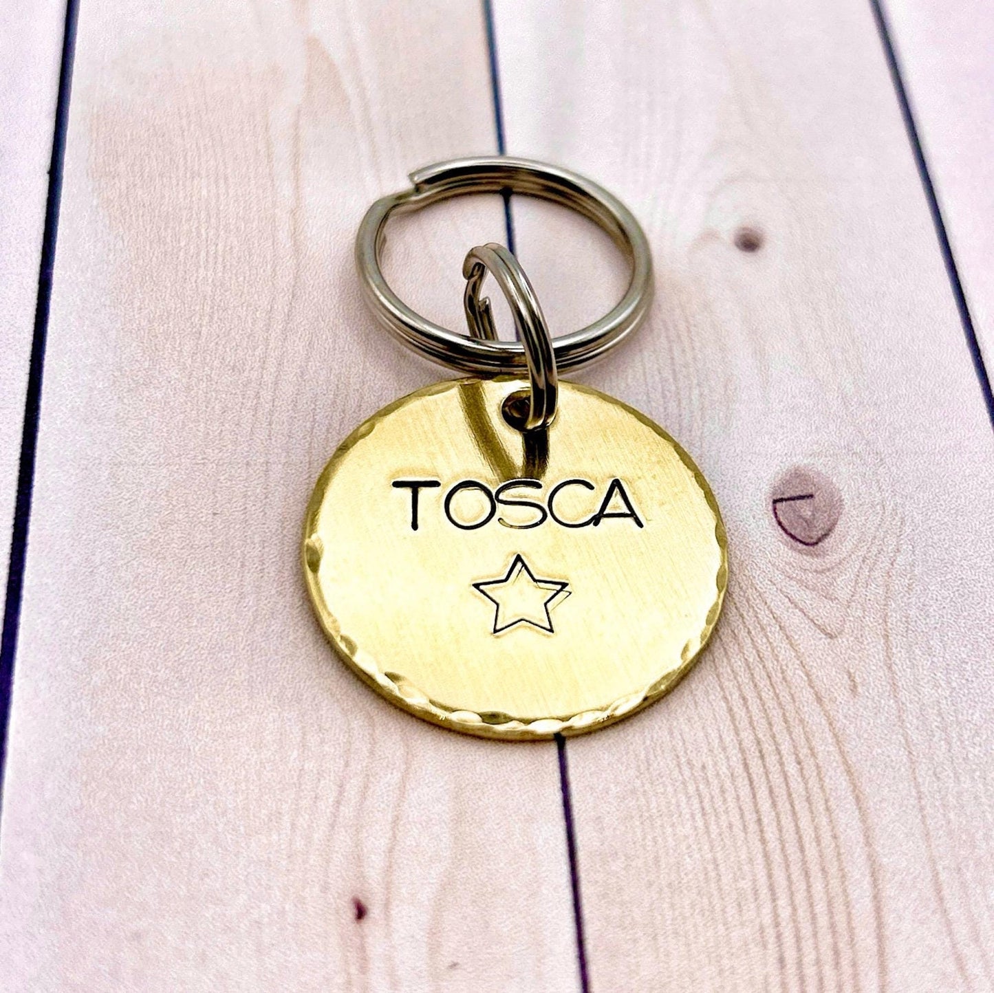 Dog ID Tag, Customizable ID Tag, Engraved Dog Tag