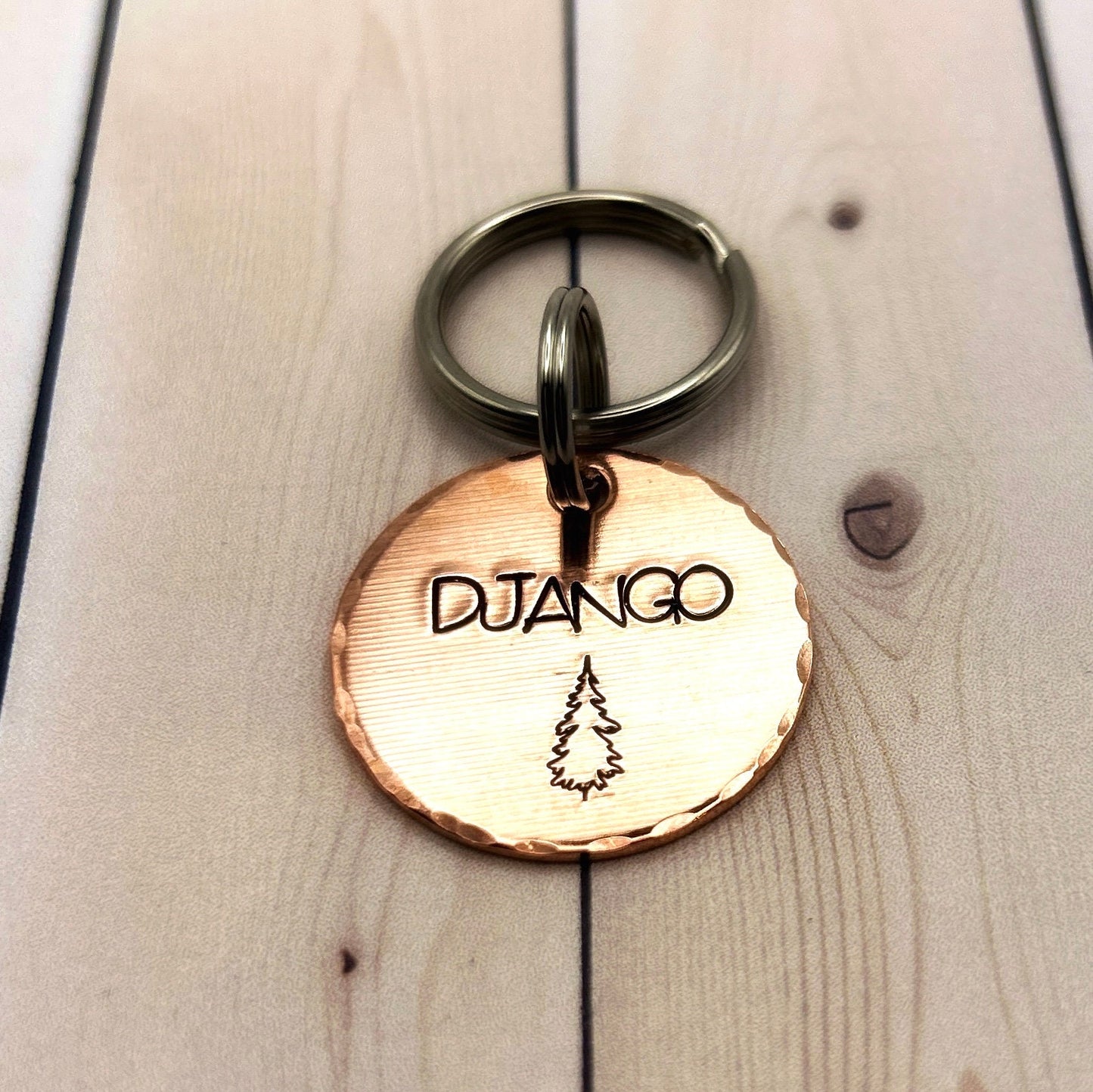 Dog ID Tag, Customizable ID Tag, Copper Dog Tag
