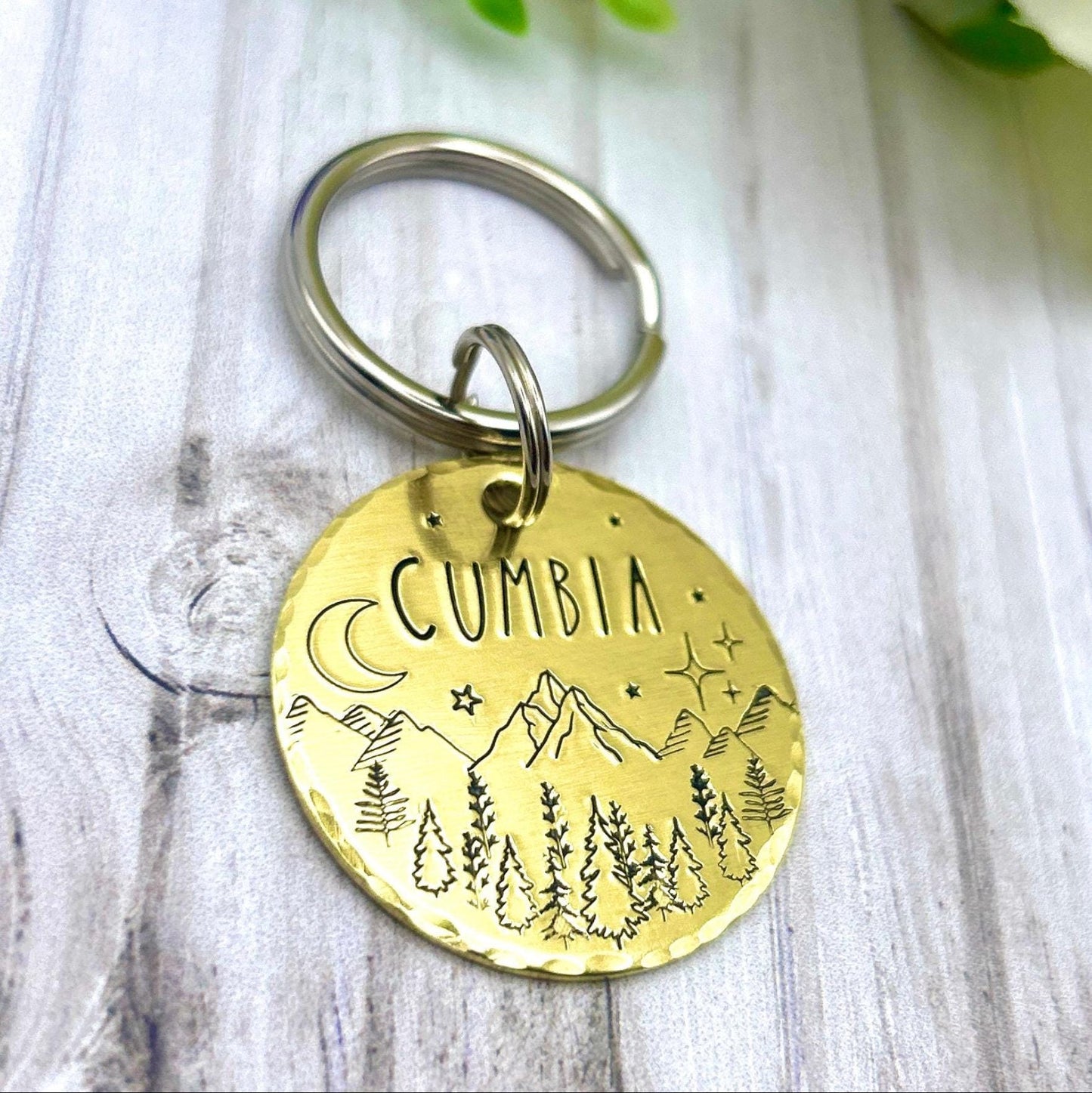 Dog Tag, Customizable Dog Tag, Gold Dog Tag
