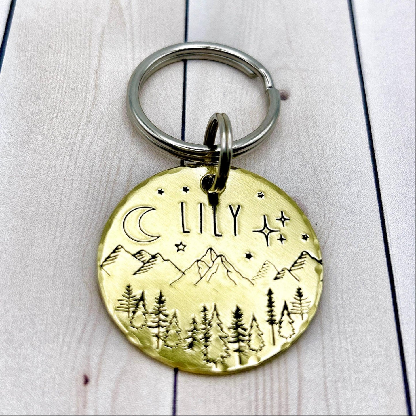 Dog Tag, Customizable Dog Tag, Gold Dog Tag