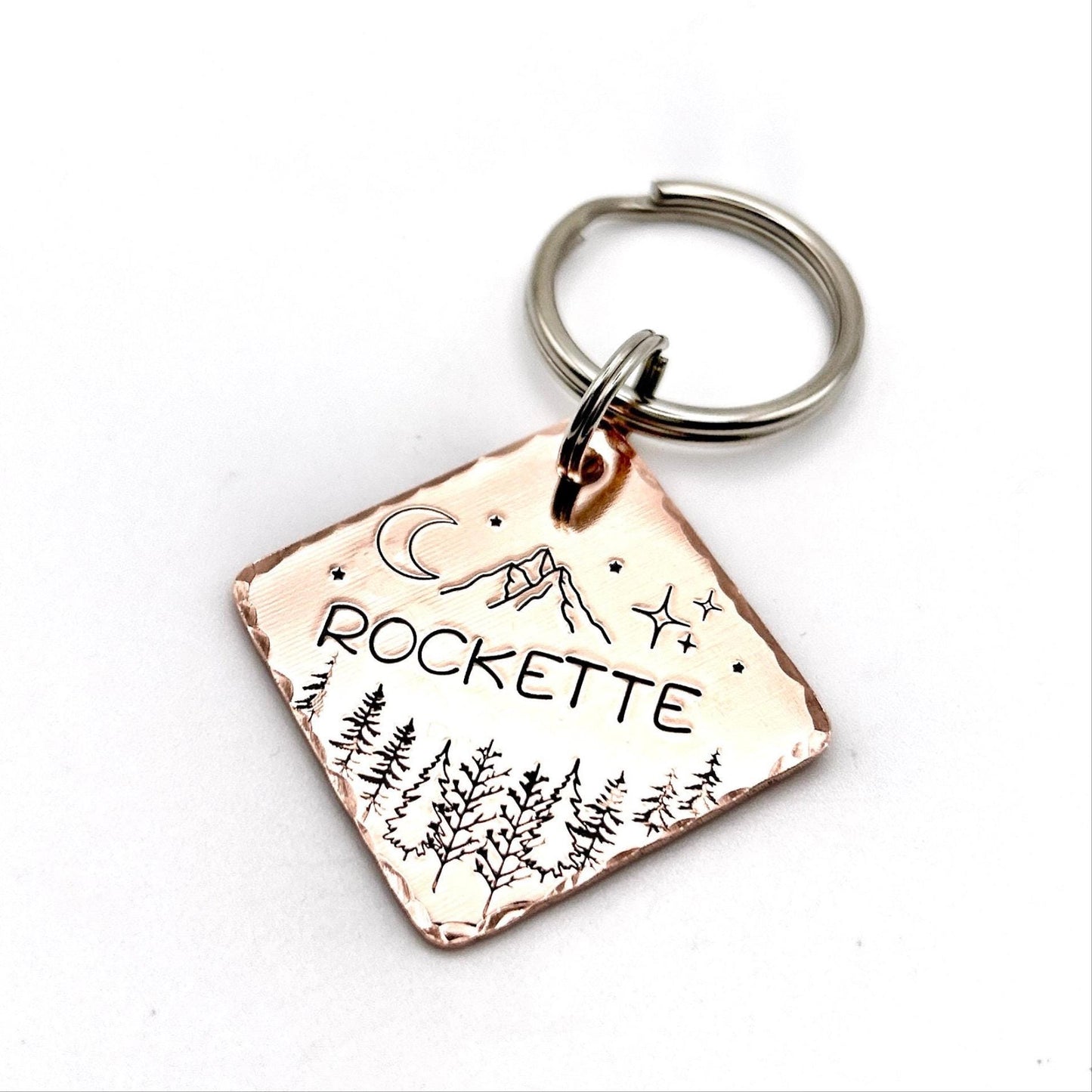 Dog Tag, Customizable Dog Tag, Copper Dog Tag
