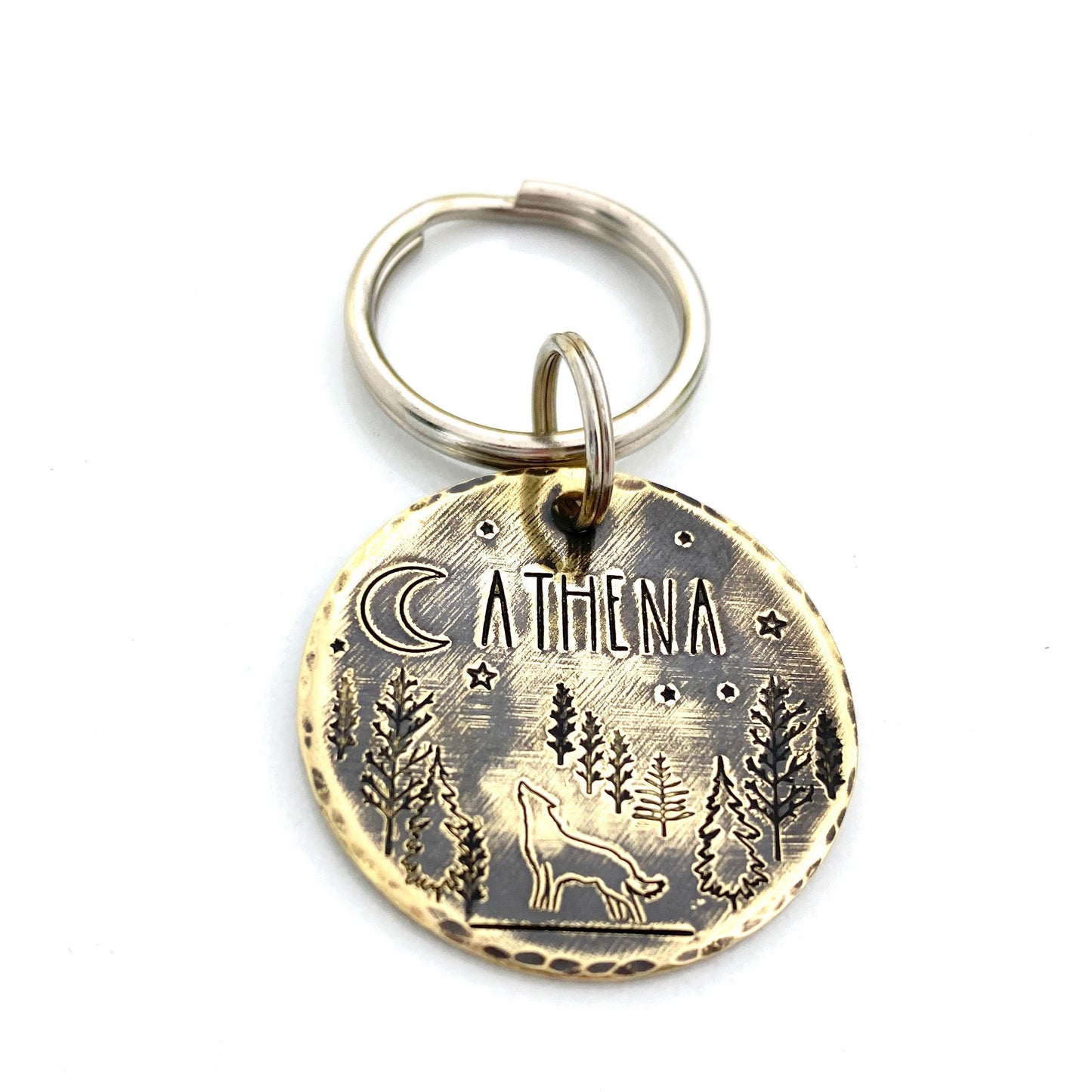 Personalized Dog Tag, Customizable Dog Tag, Brass Medallion