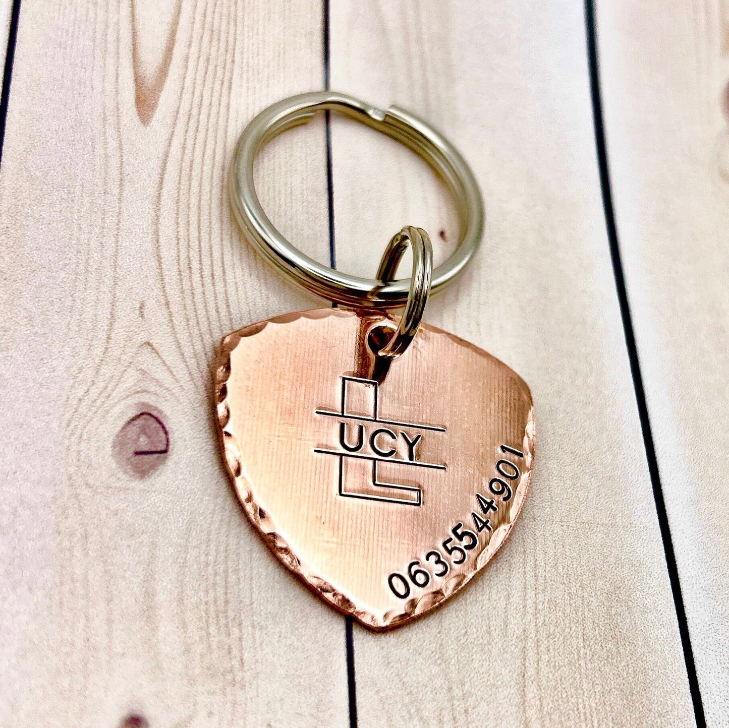 Personalized Dog Tag, Copper Dog Tag
