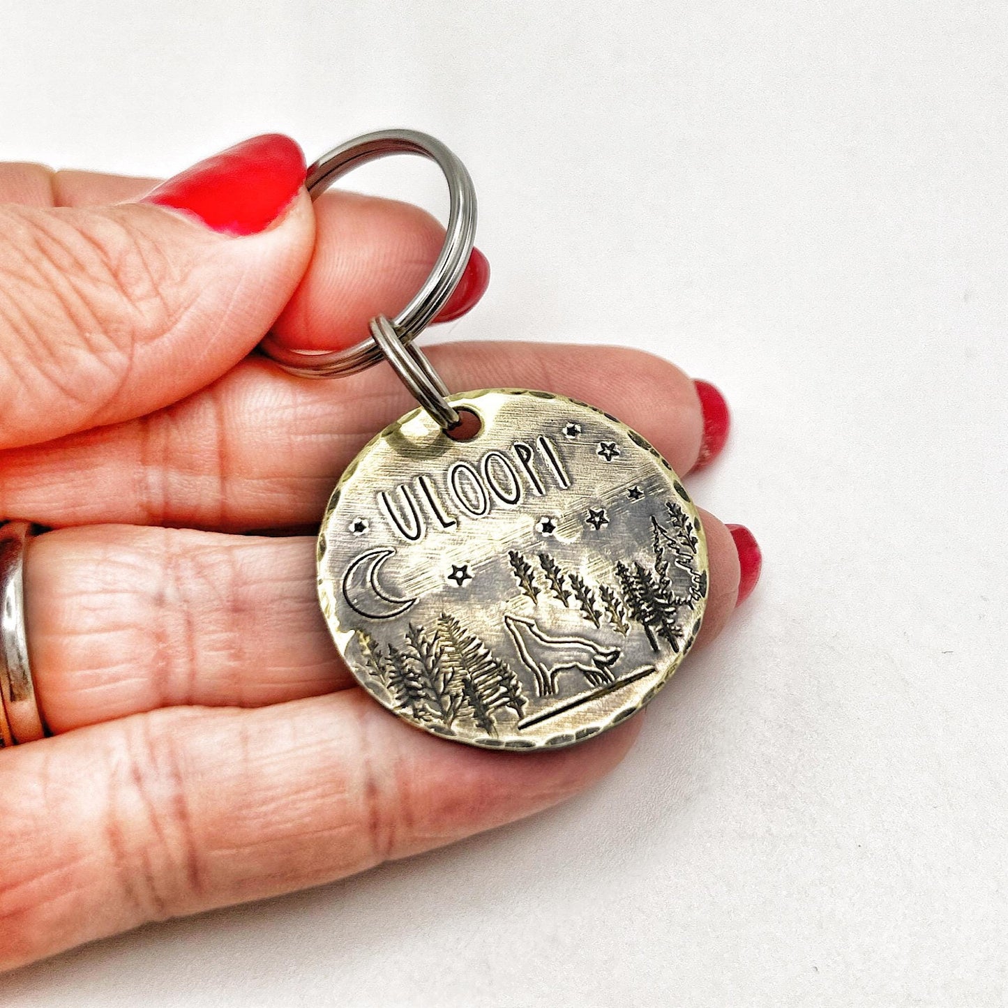 Personalized Dog Tag, Customizable Dog Tag, Brass Medallion
