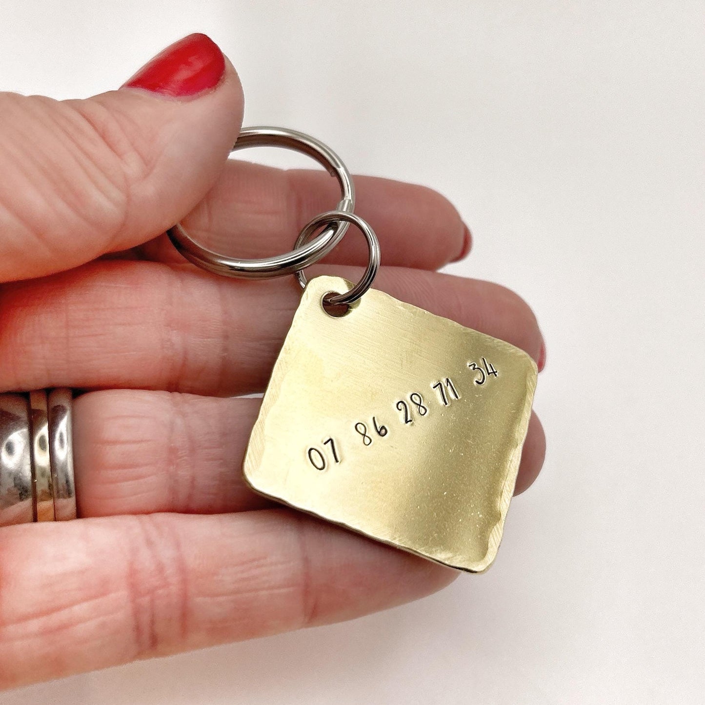 Personalized Dog Tag, Engraved Tag, Brass Tag