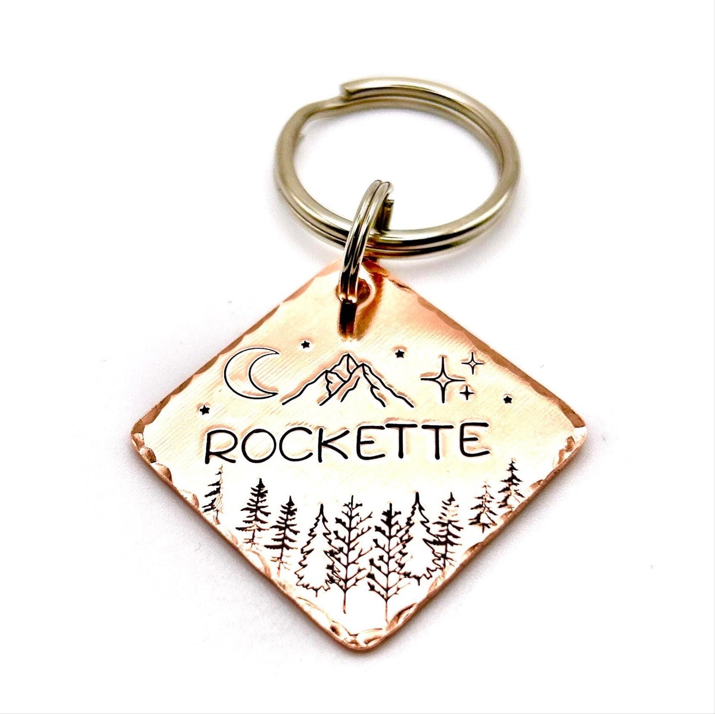 Dog Tag, Customizable Dog Tag, Copper Dog Tag