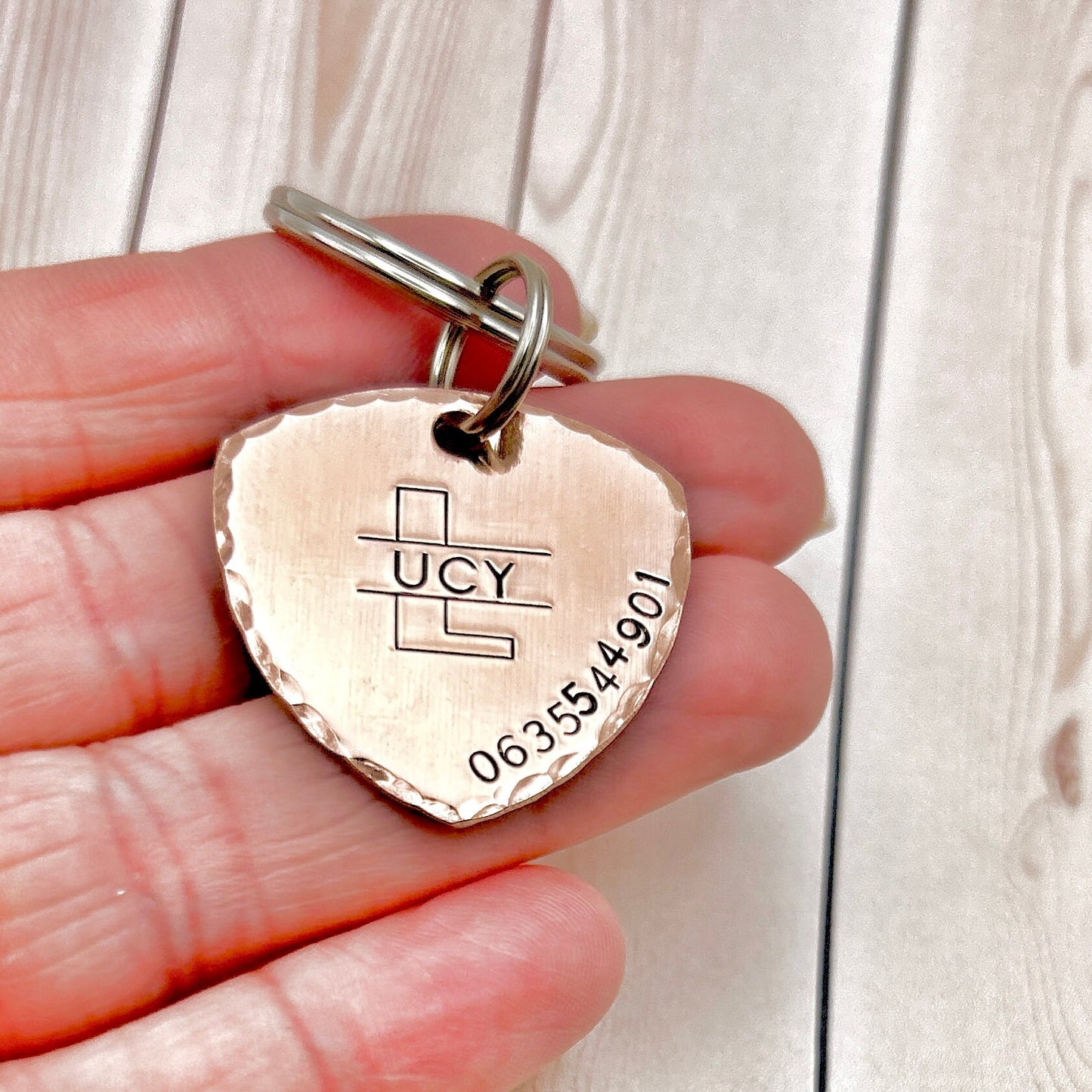 Personalized Dog Tag, Copper Dog Tag