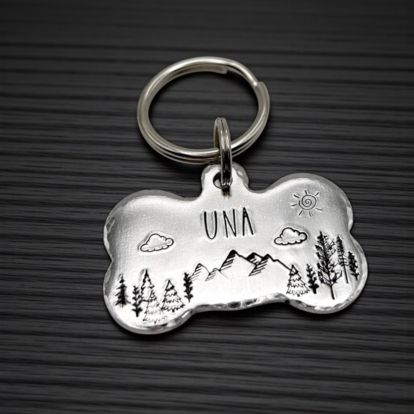 Médaille de Chien Personnalisée, Médaillon pour Chien Personnalisable, Médaille Os Chien