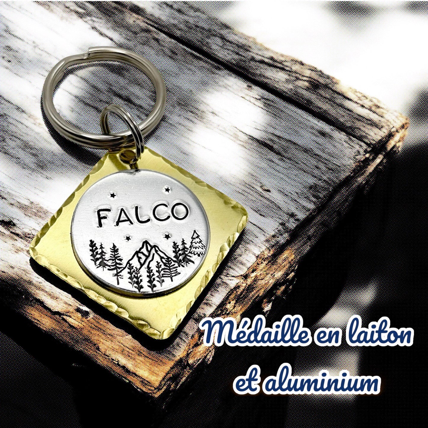 Personalized Dog Tag, Engraved Tag, Brass Tag