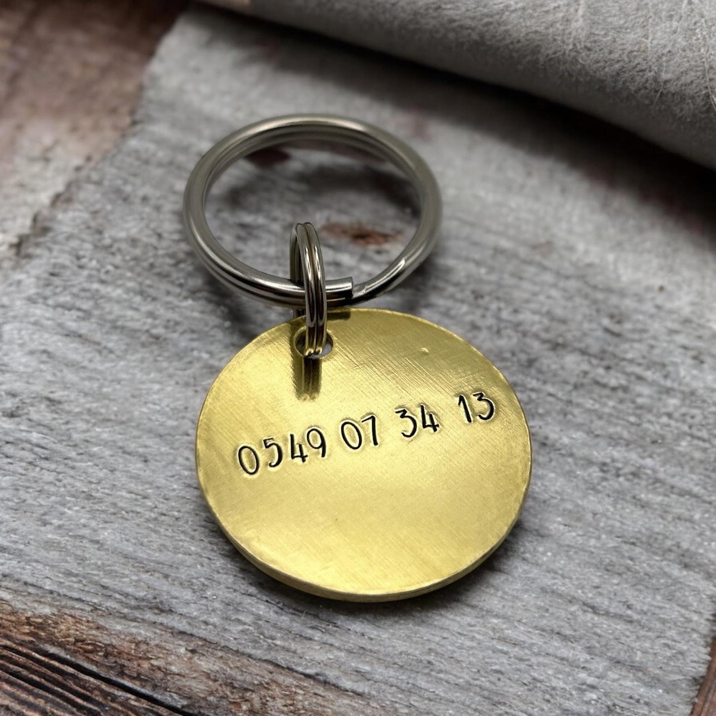 Dog Tag, Personalized, Pet ID Tag, Trees, Landscape
