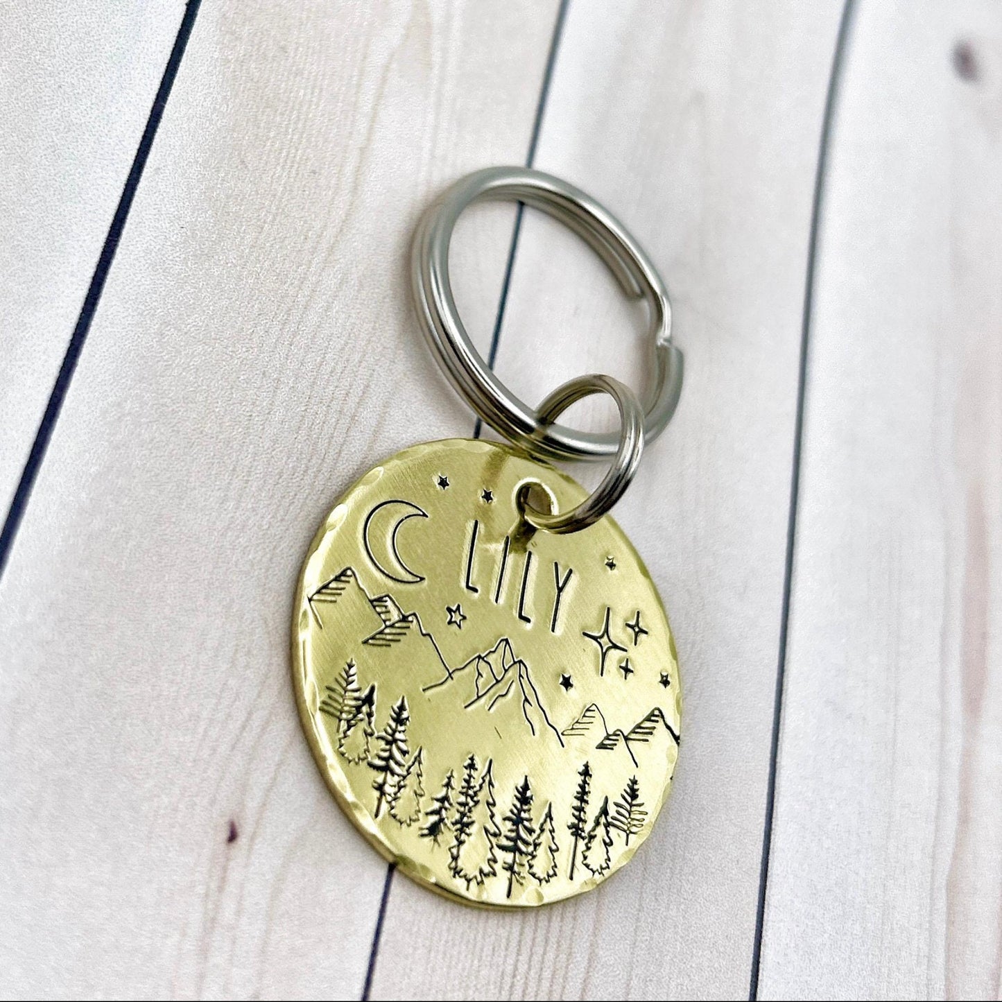 Dog Tag, Customizable Dog Tag, Gold Dog Tag