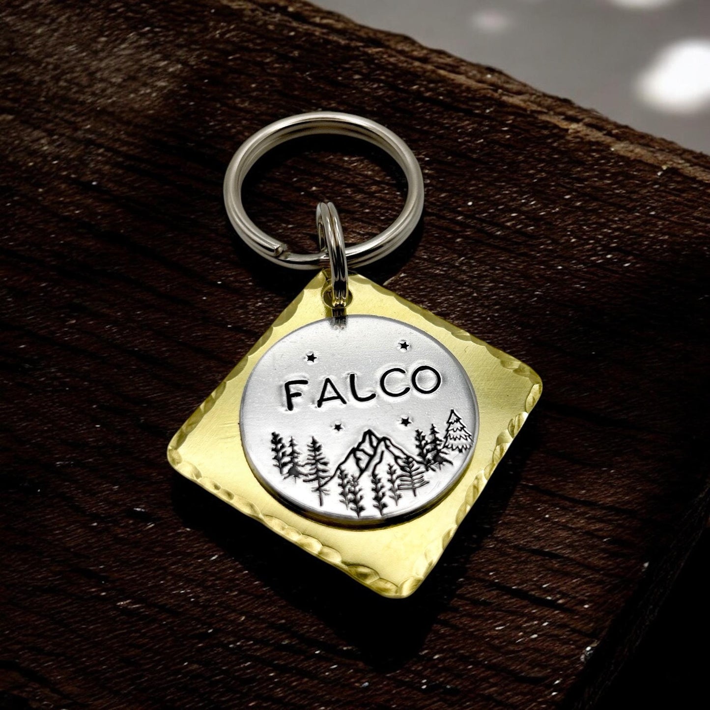 Personalized Dog Tag, Engraved Tag, Brass Tag