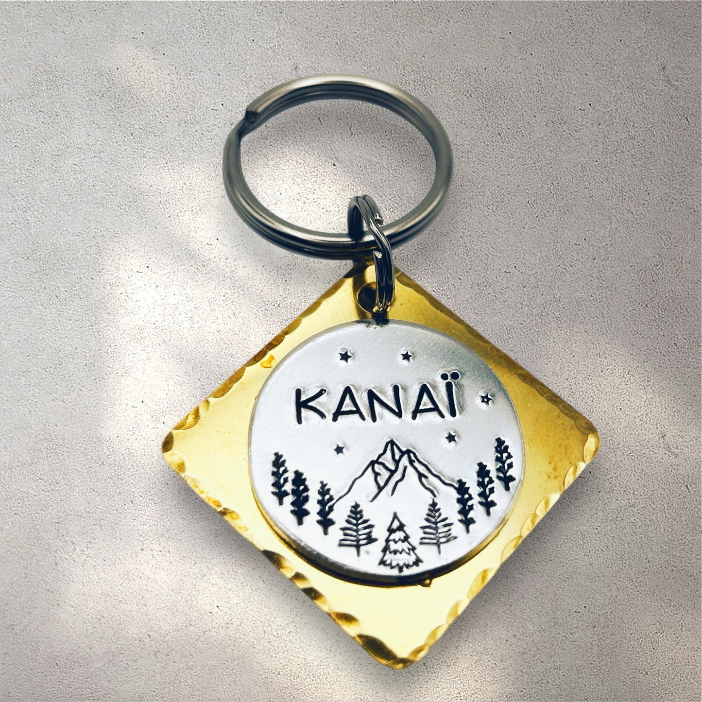 Personalized Dog Tag, Engraved Tag, Brass Tag