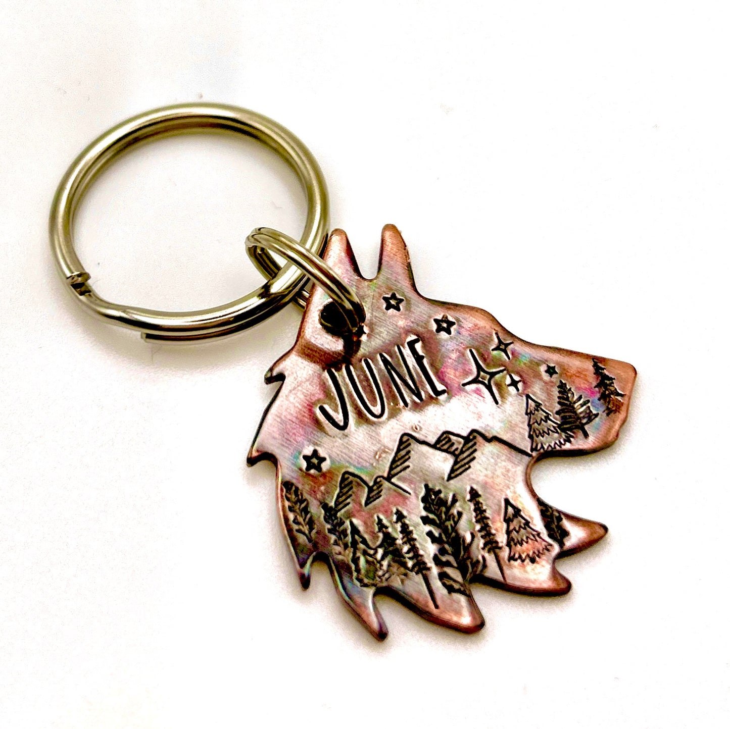 Médaille de Chien Personnalisée, Médaillon Chien Tête de Loup