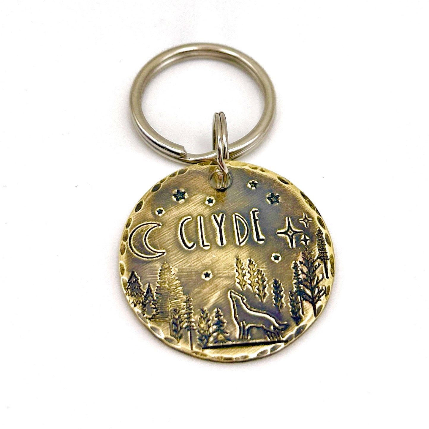 Personalized Dog Tag, Customizable Dog Tag, Brass Medallion