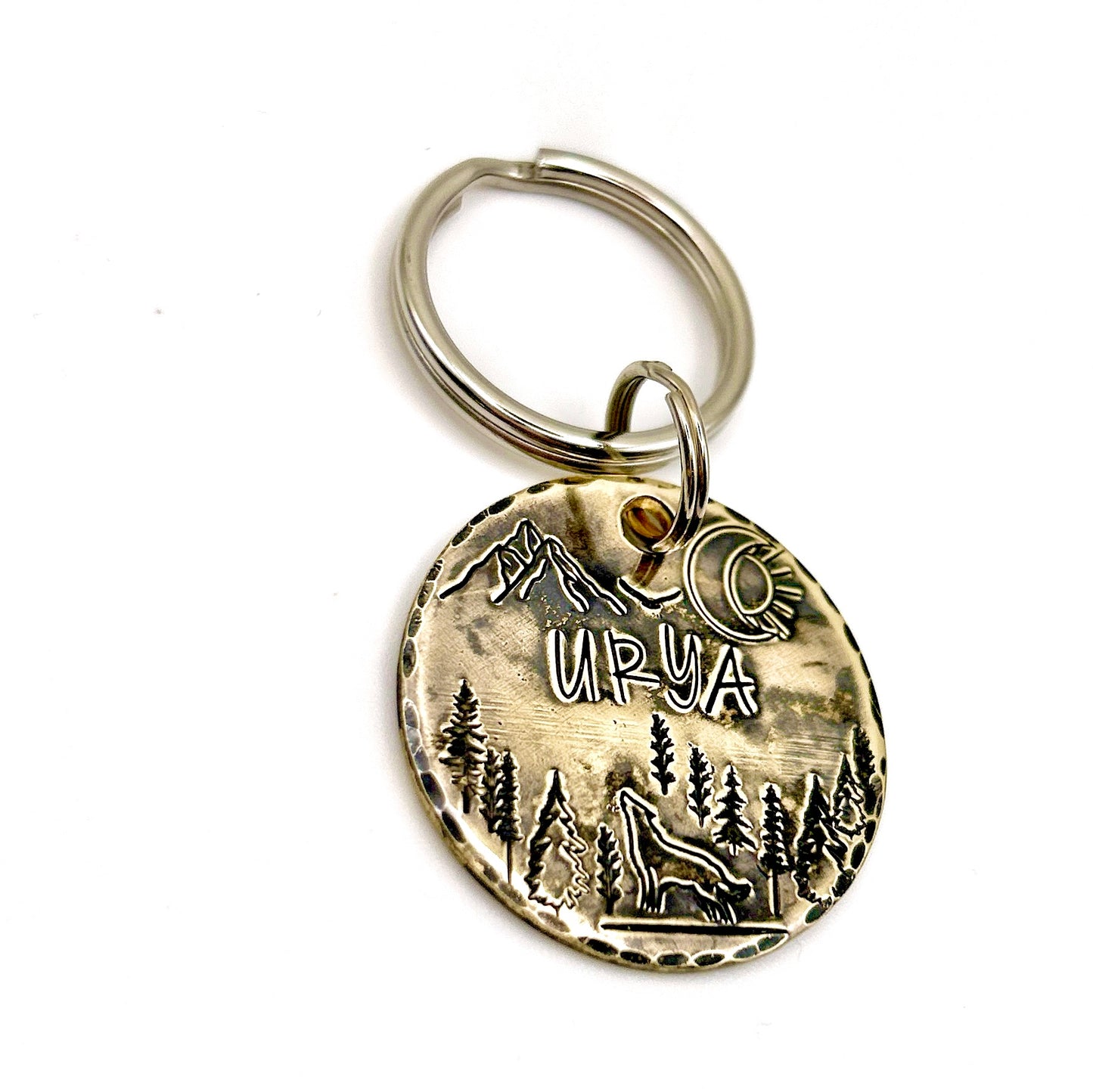 Médaille Personnalisée pour Chien, Médaille pour Chien Personnalisable, Médaillon en Laiton