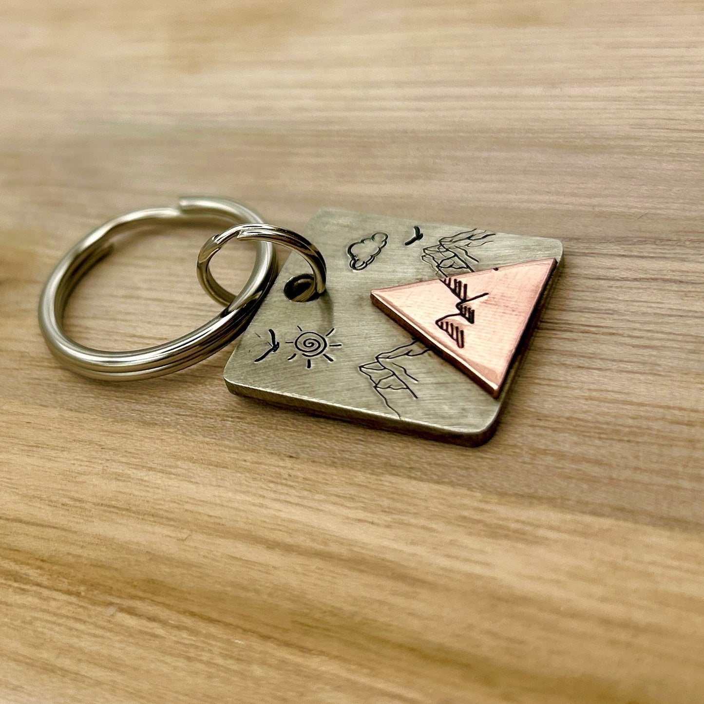 Robuste Médaille avec Montagnes pour un Chien