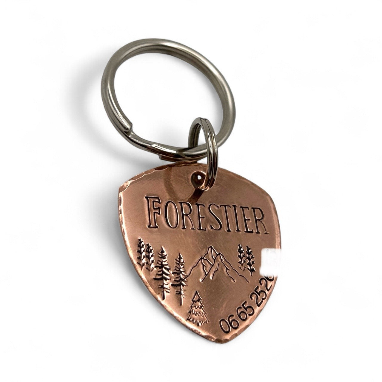 Médaille Personnalisée pour Chien, Médaillon en Cuivre Chien, Médaille d'Identification, Fait Main en France