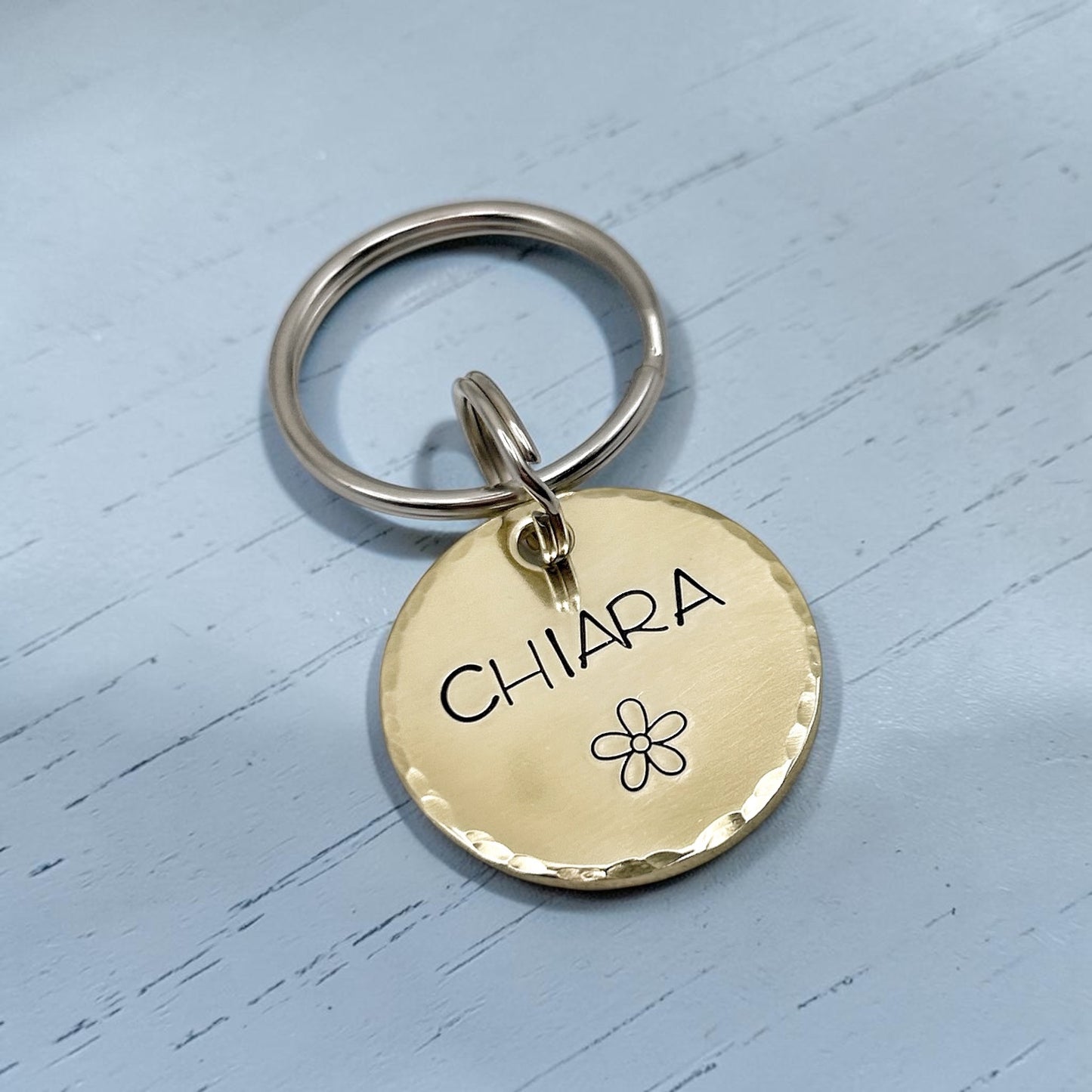 Médaille d'Identité pour Chien, Médaille Personnalisable, Médaille Gravée en Laiton