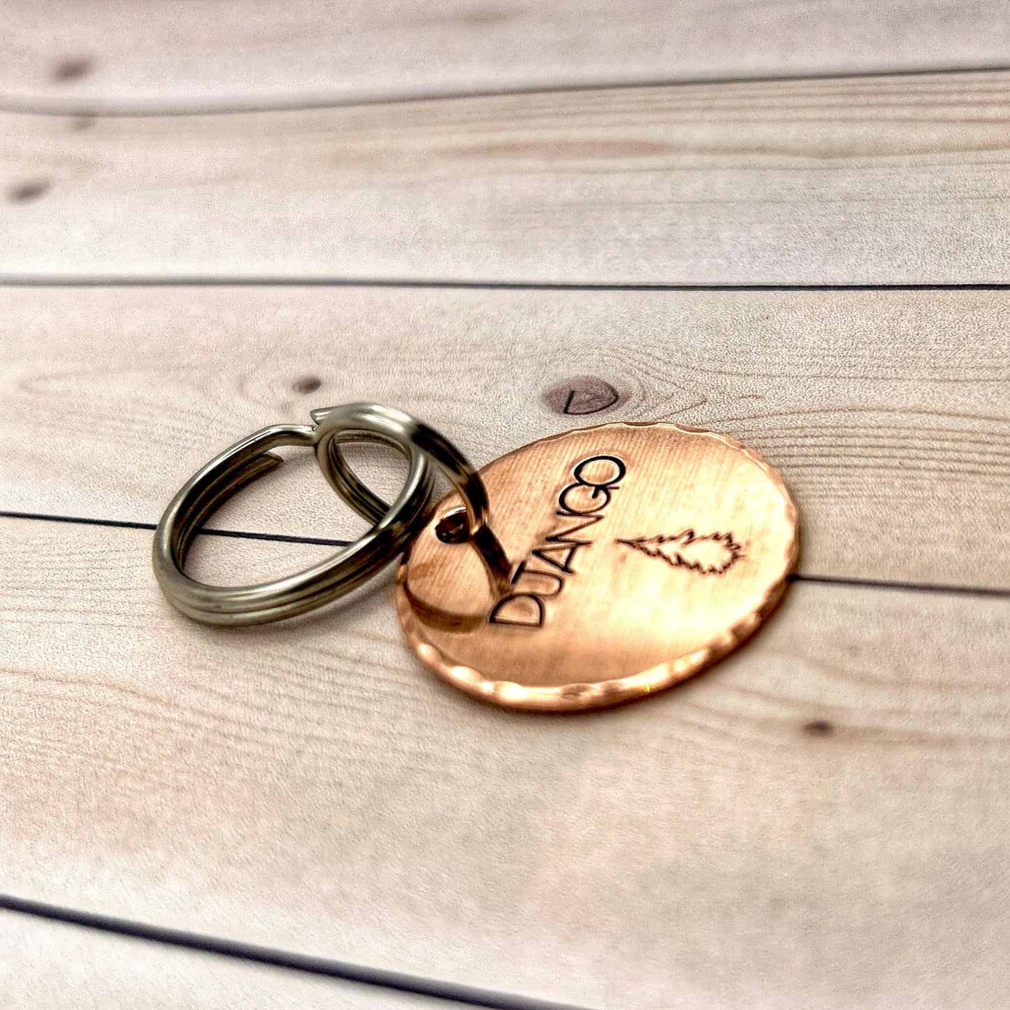 Dog ID Tag, Customizable ID Tag, Copper Dog Tag