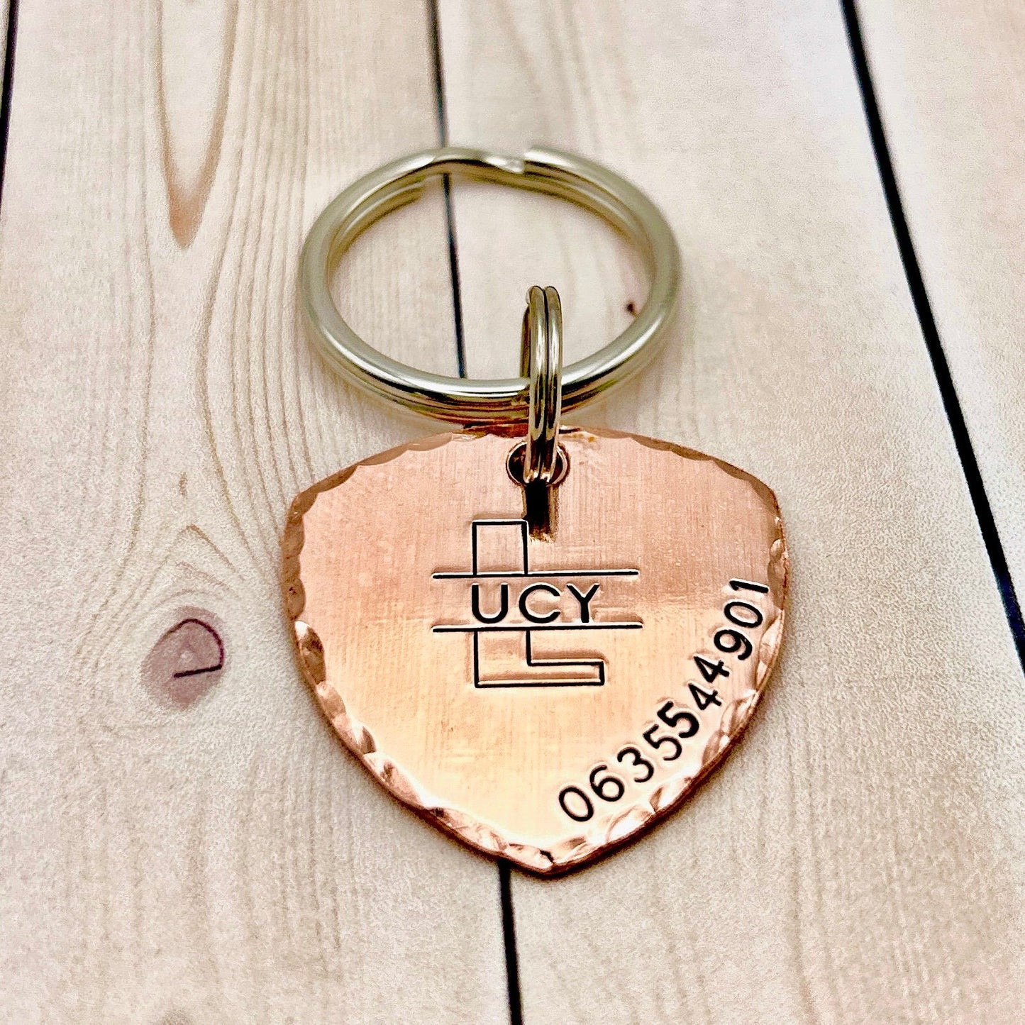 Personalized Dog Tag, Copper Dog Tag