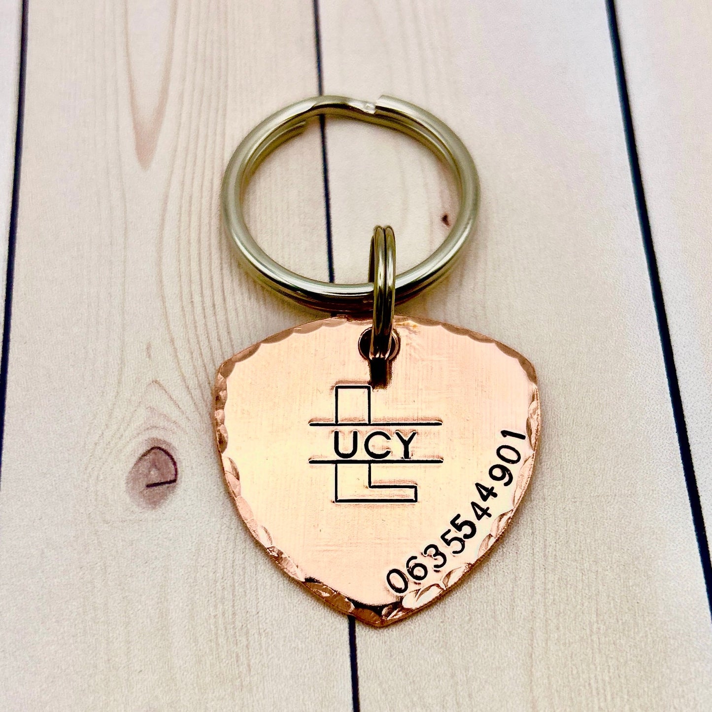 Personalized Dog Tag, Copper Dog Tag