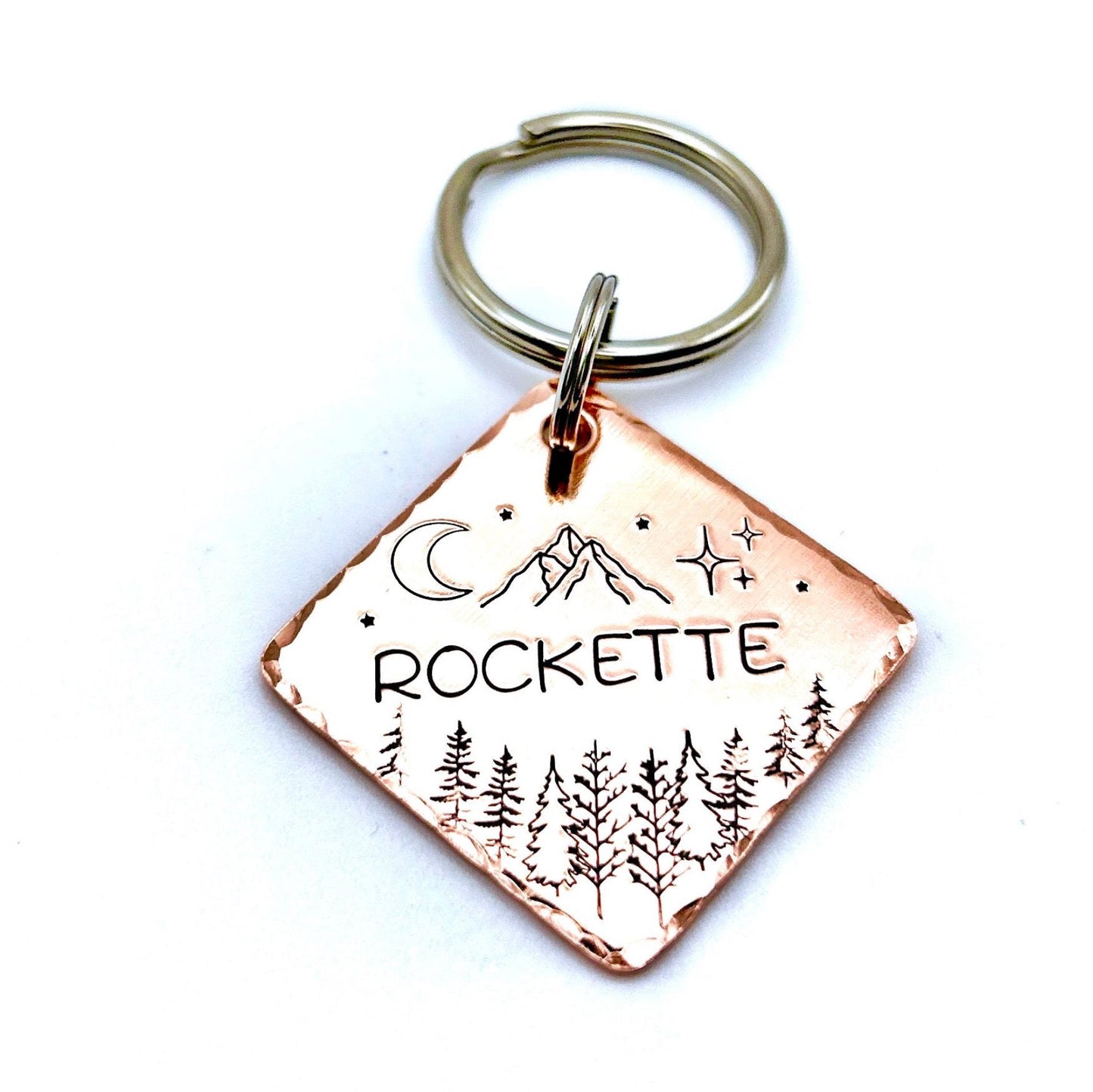 Dog Tag, Customizable Dog Tag, Copper Dog Tag