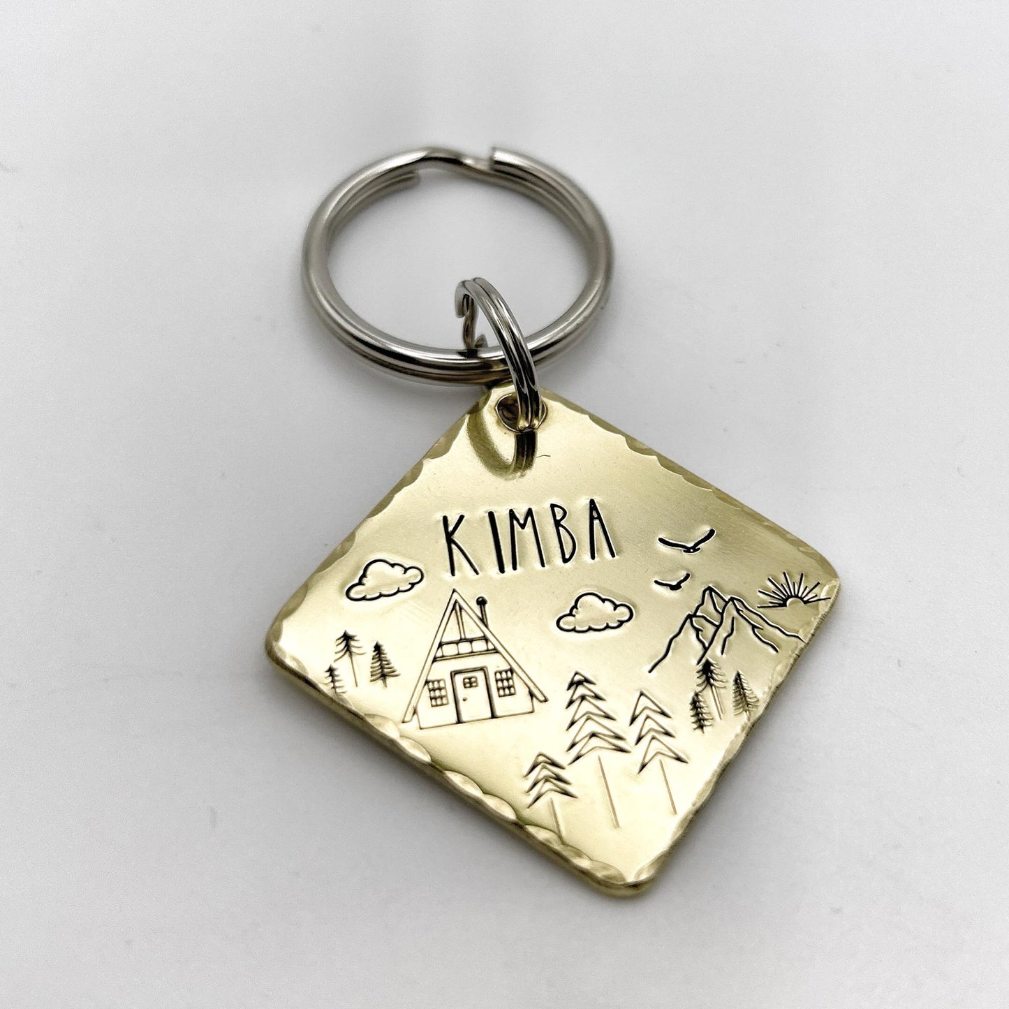 Dog Tag, Personalized Dog ID Tag, Gold Dog Tag