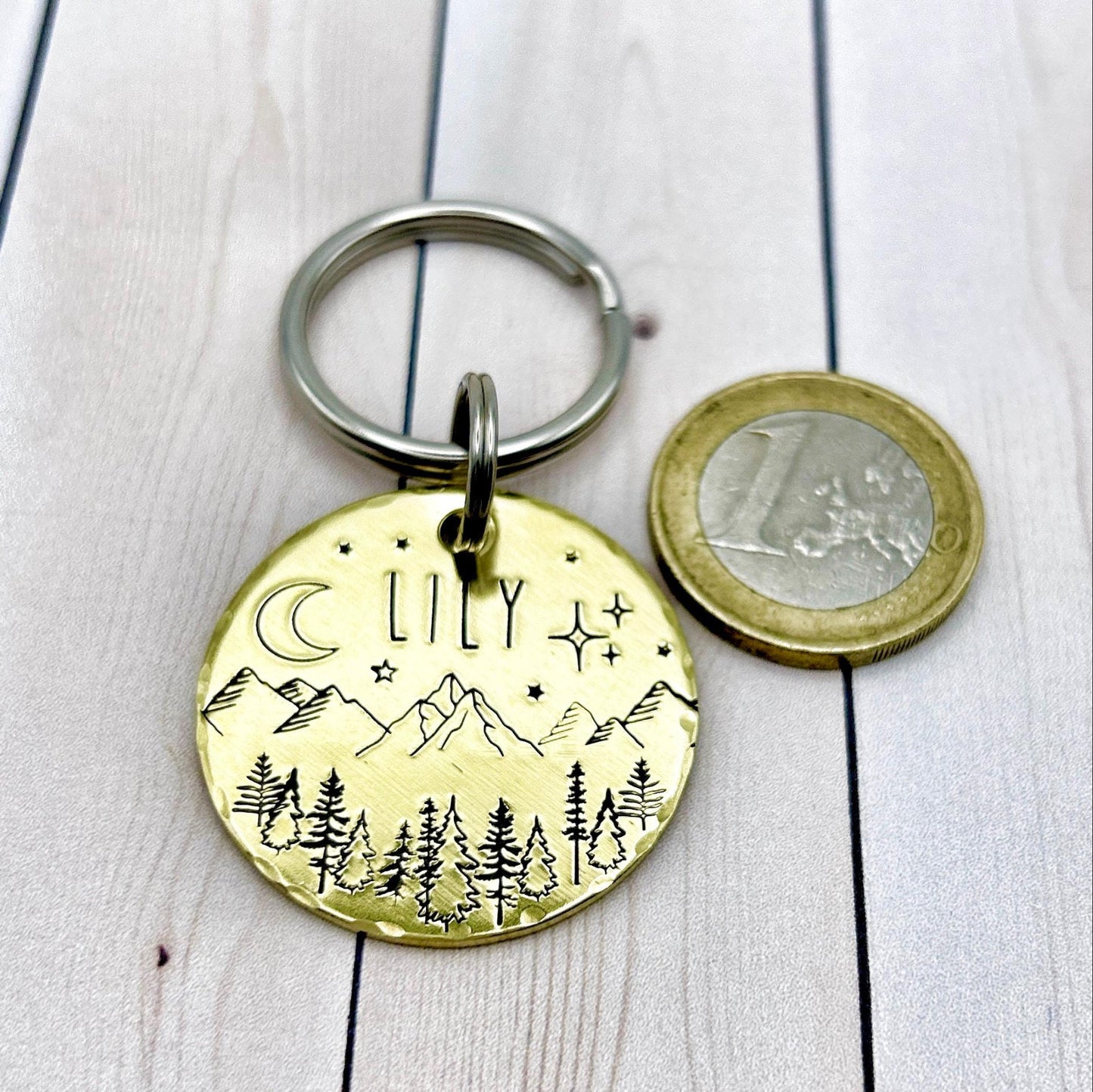 Dog Tag, Customizable Dog Tag, Gold Dog Tag