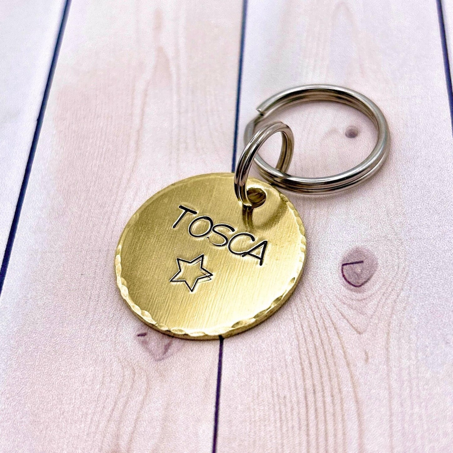 Dog ID Tag, Customizable ID Tag, Engraved Dog Tag