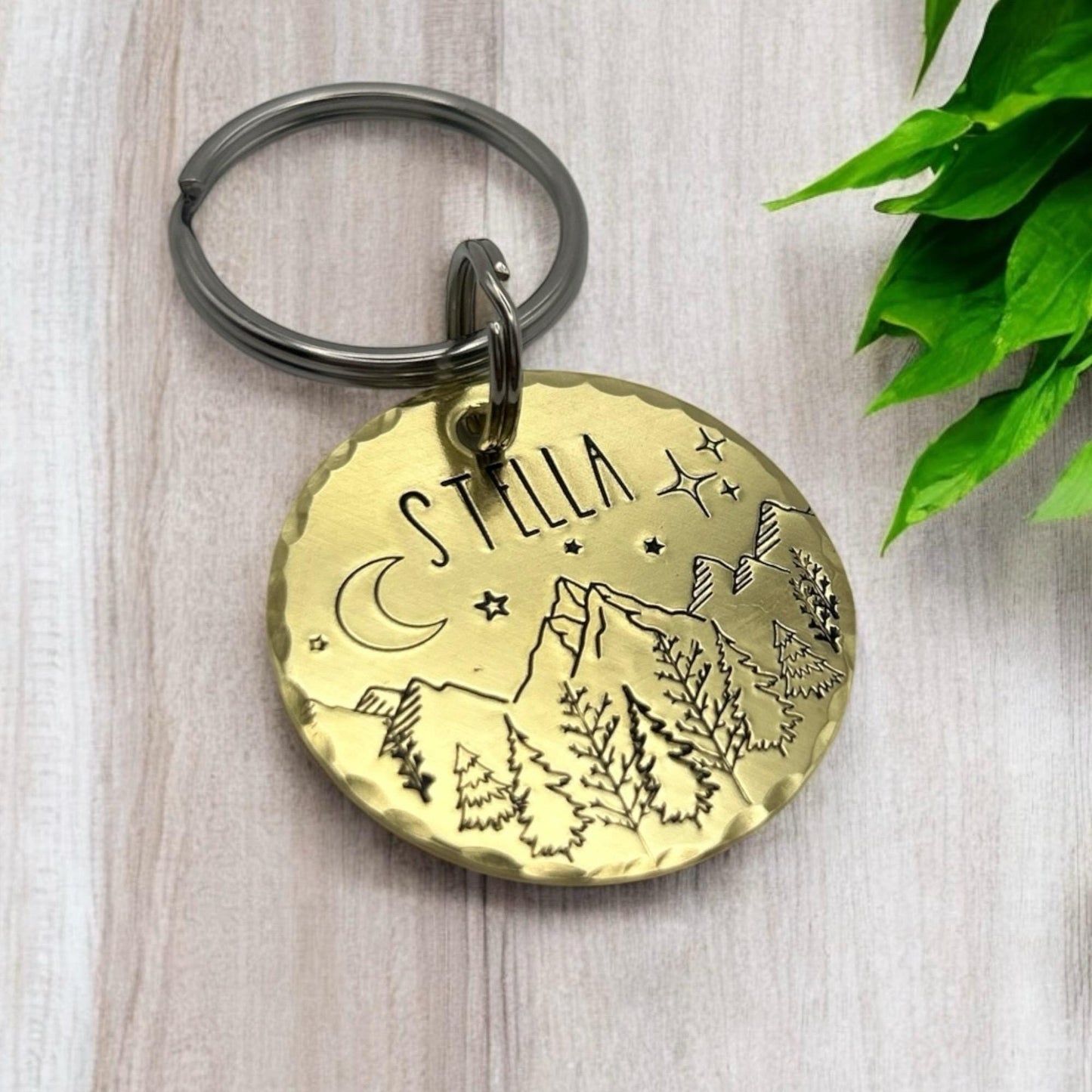 Dog Tag, Customizable Dog Tag, Gold Dog Tag