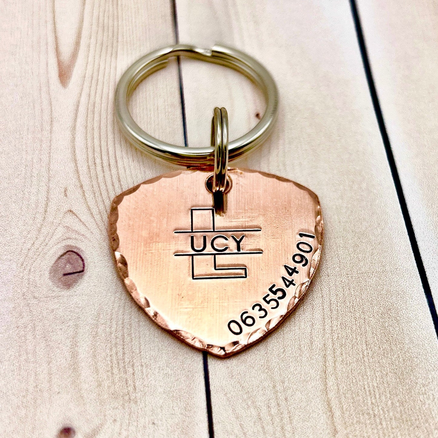 Personalized Dog Tag, Copper Dog Tag