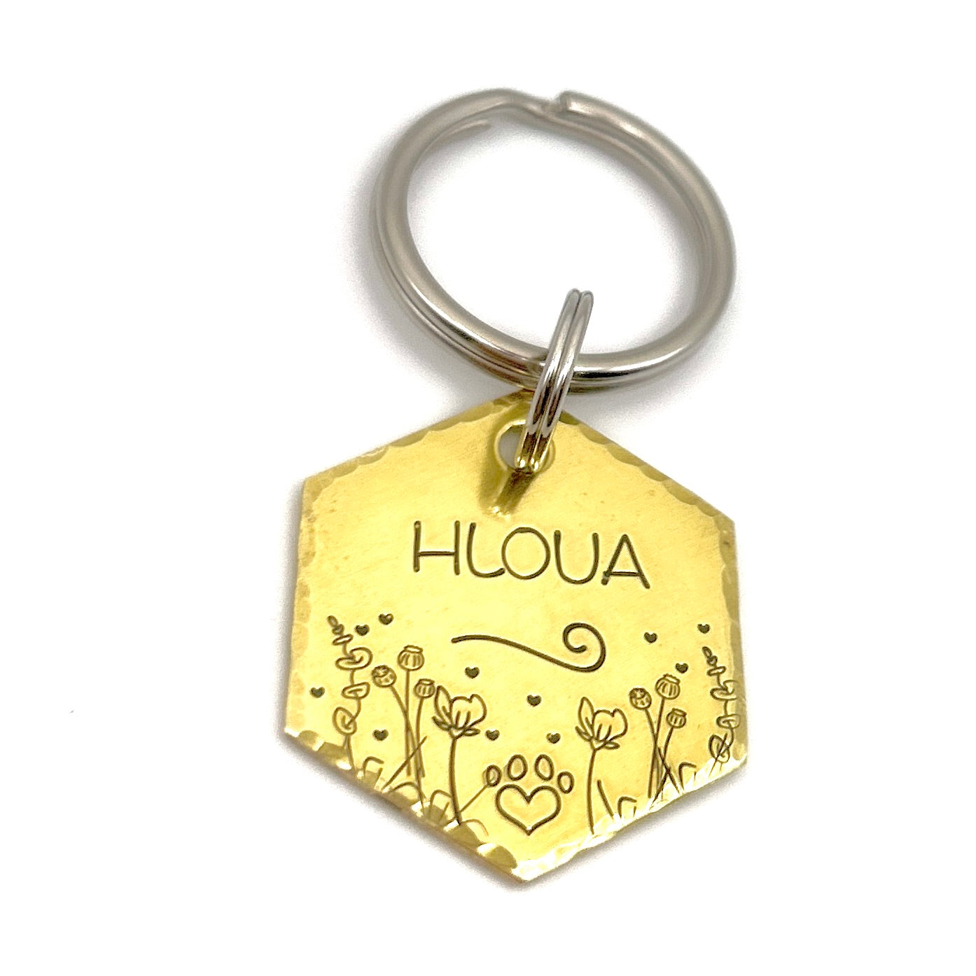 Dog Tag, Personalized Dog ID Tag, Gold Dog Tag