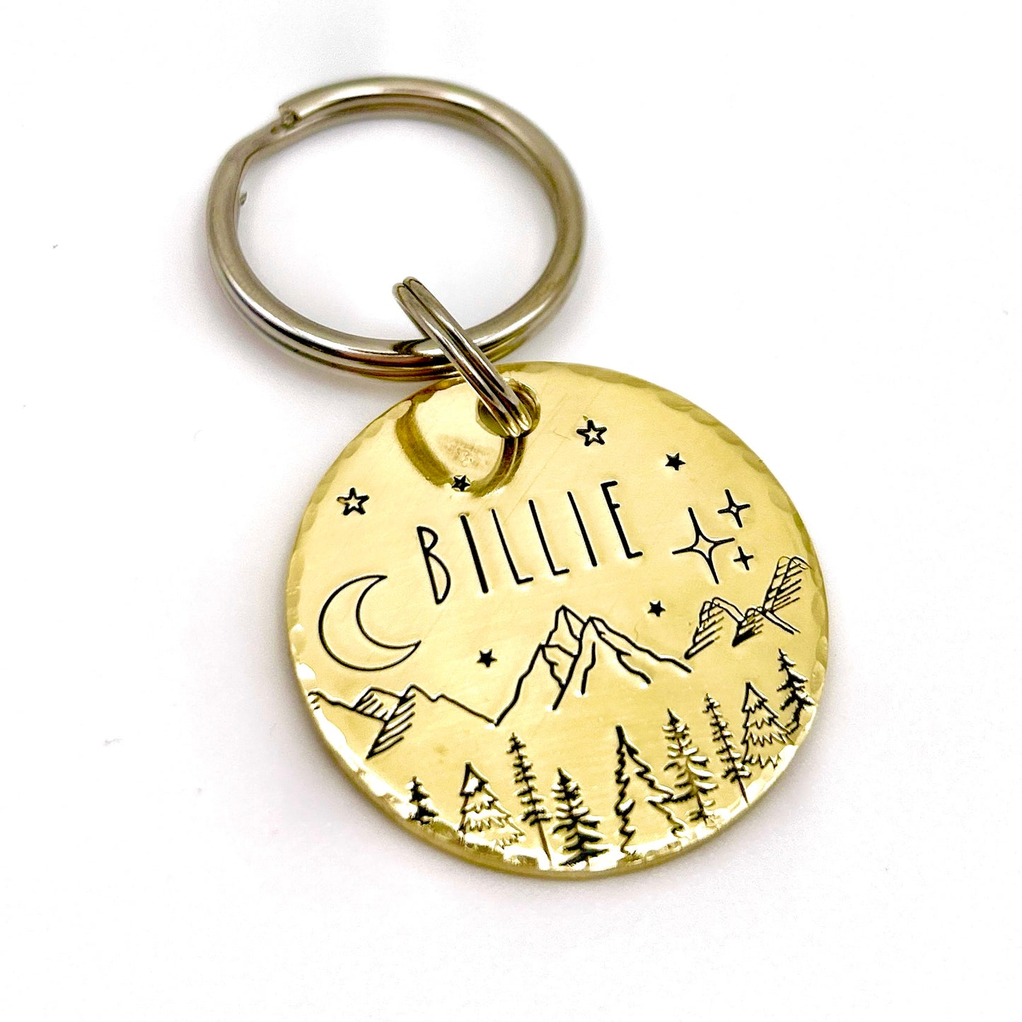 Dog Tag, Customizable Dog Tag, Gold Dog Tag