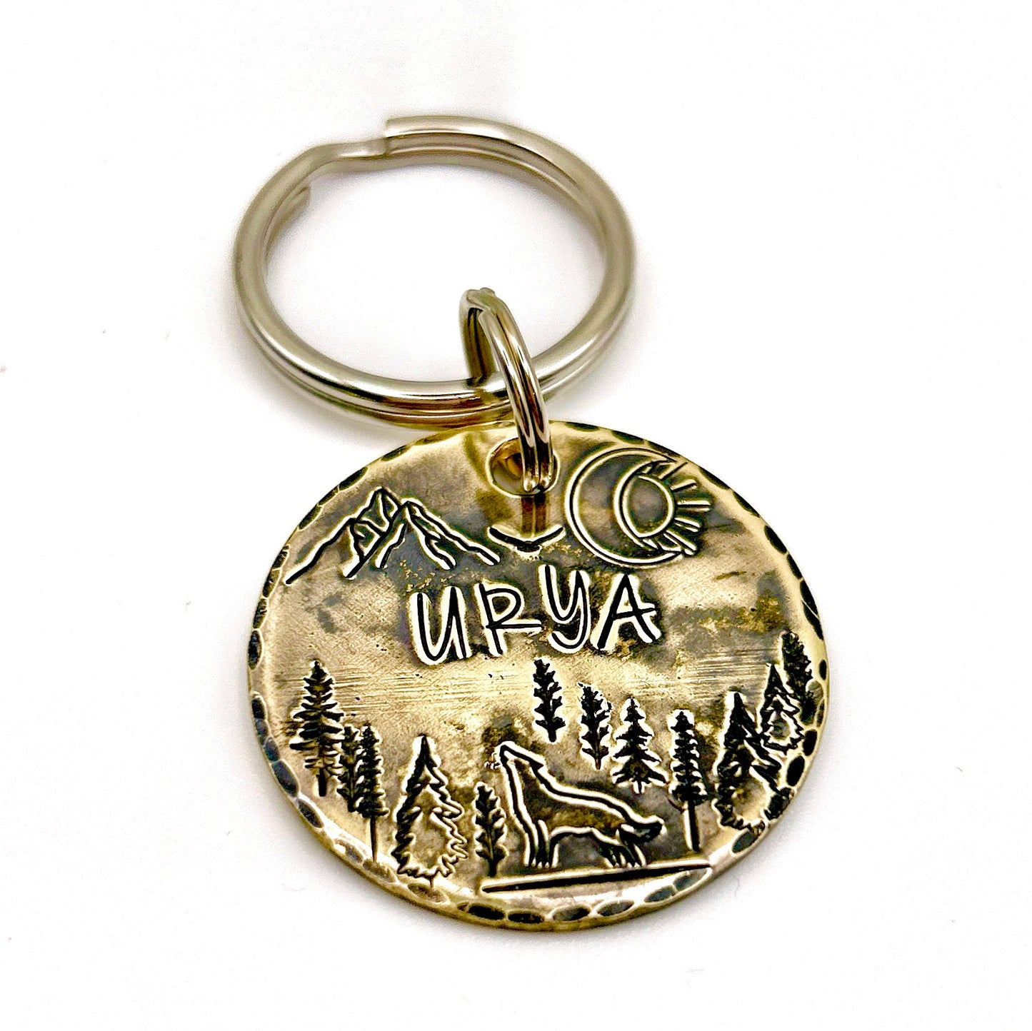 Médaille Personnalisée pour Chien, Médaille pour Chien Personnalisable, Médaillon en Laiton