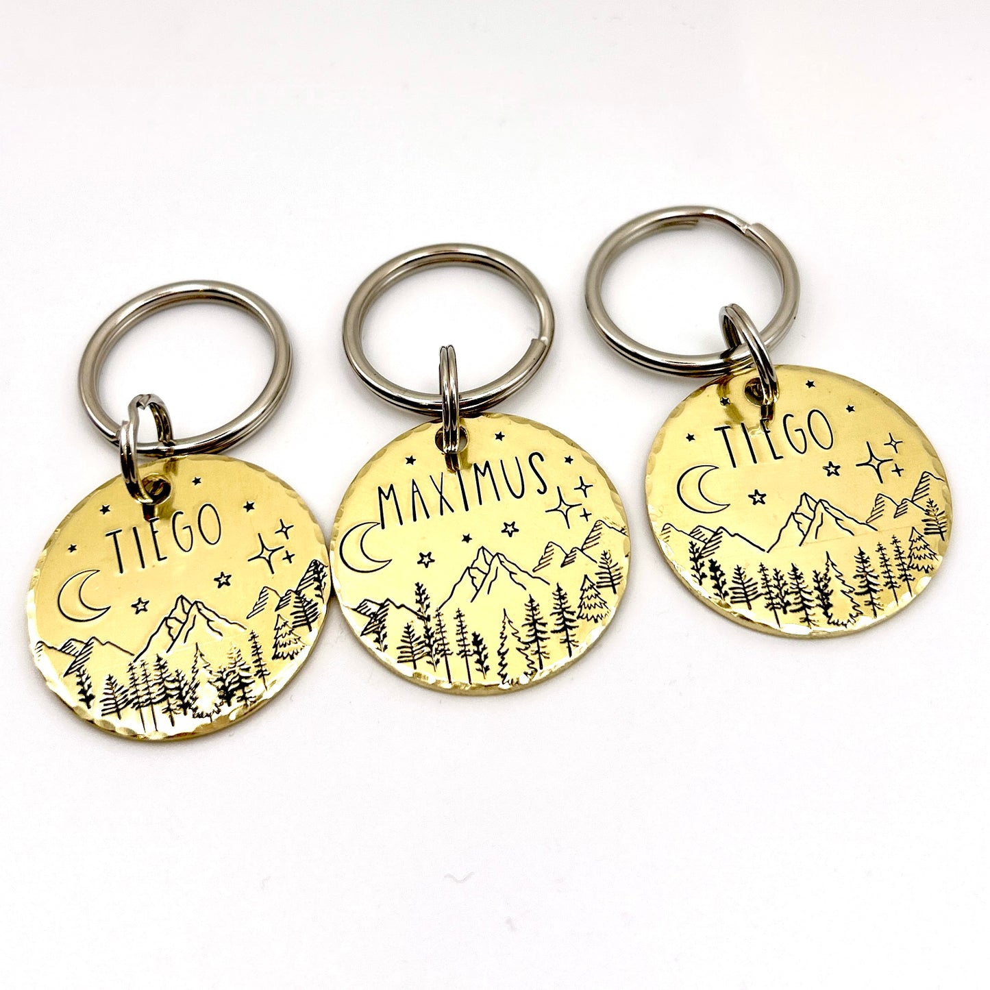 Dog Tag, Customizable Dog Tag, Gold Dog Tag