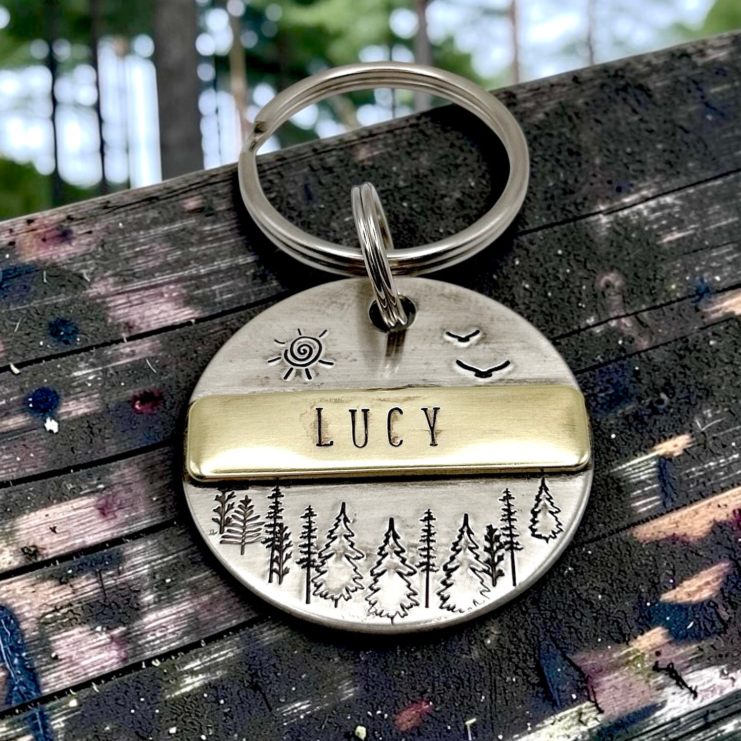 Personalized Dog Tag, Engraved Tag, Brass Tag
