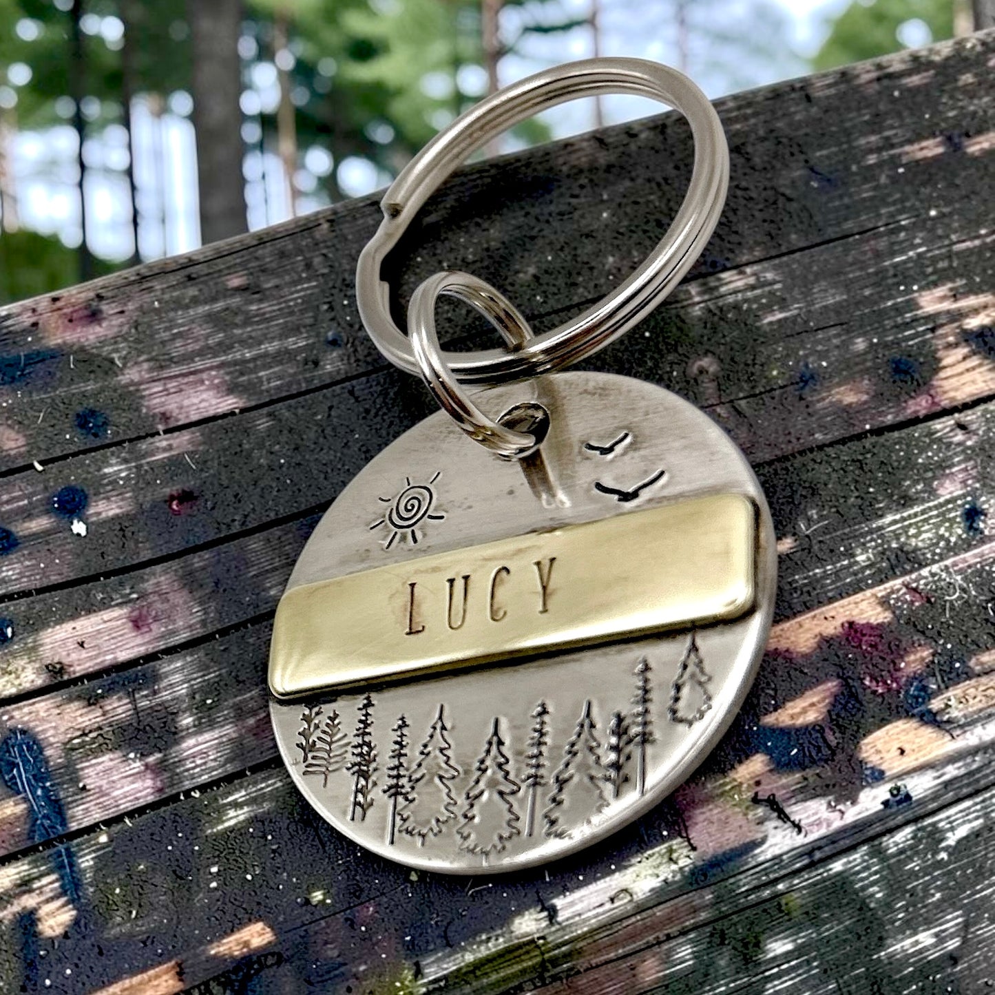 Personalized Dog Tag, Engraved Tag, Brass Tag