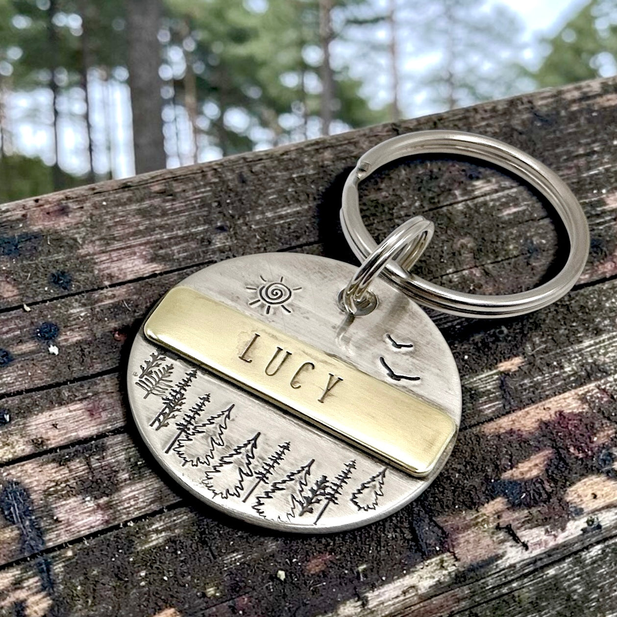 Personalized Dog Tag, Engraved Tag, Brass Tag