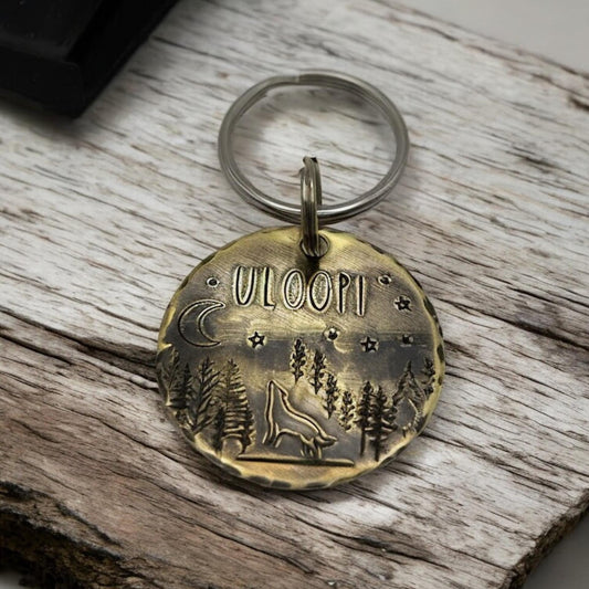 Personalized Dog Tag, Customizable Dog Tag, Brass Medallion