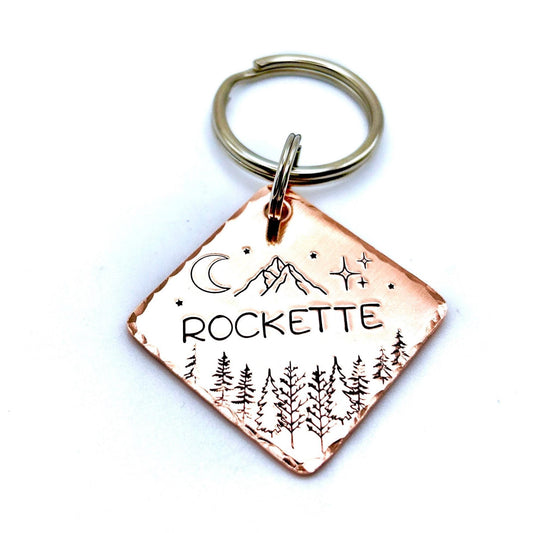 Dog Tag, Customizable Dog Tag, Copper Dog Tag