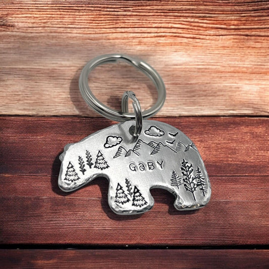 Personalized Dog Tag, Bear Tag, Personalized Bear Tag