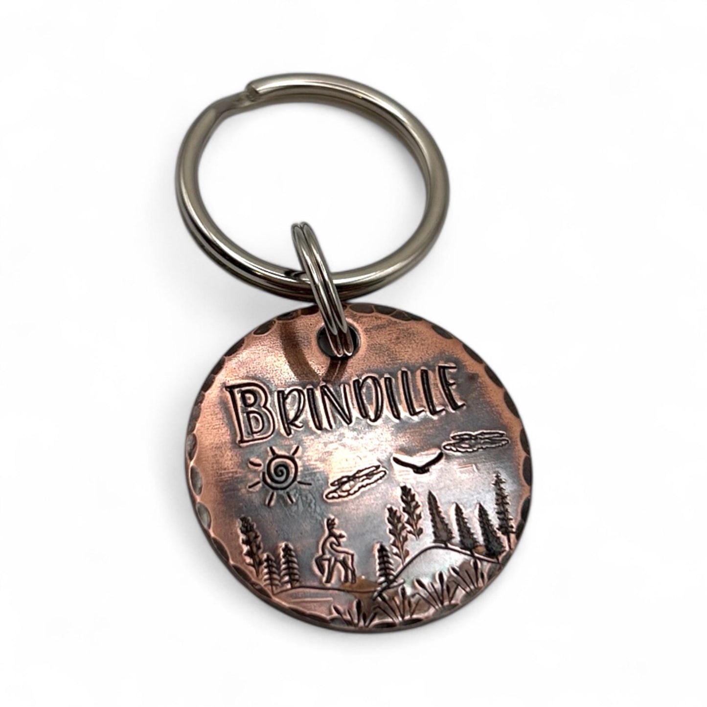 Médaille en Cuivre pour Chien, Médaille pour Chien Personnalisable, Médaillon Personnalisé Chien